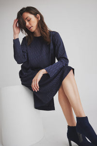 Albinano Klänning - Marinblå