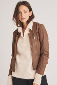 Athena konstläderjacka - Karaff