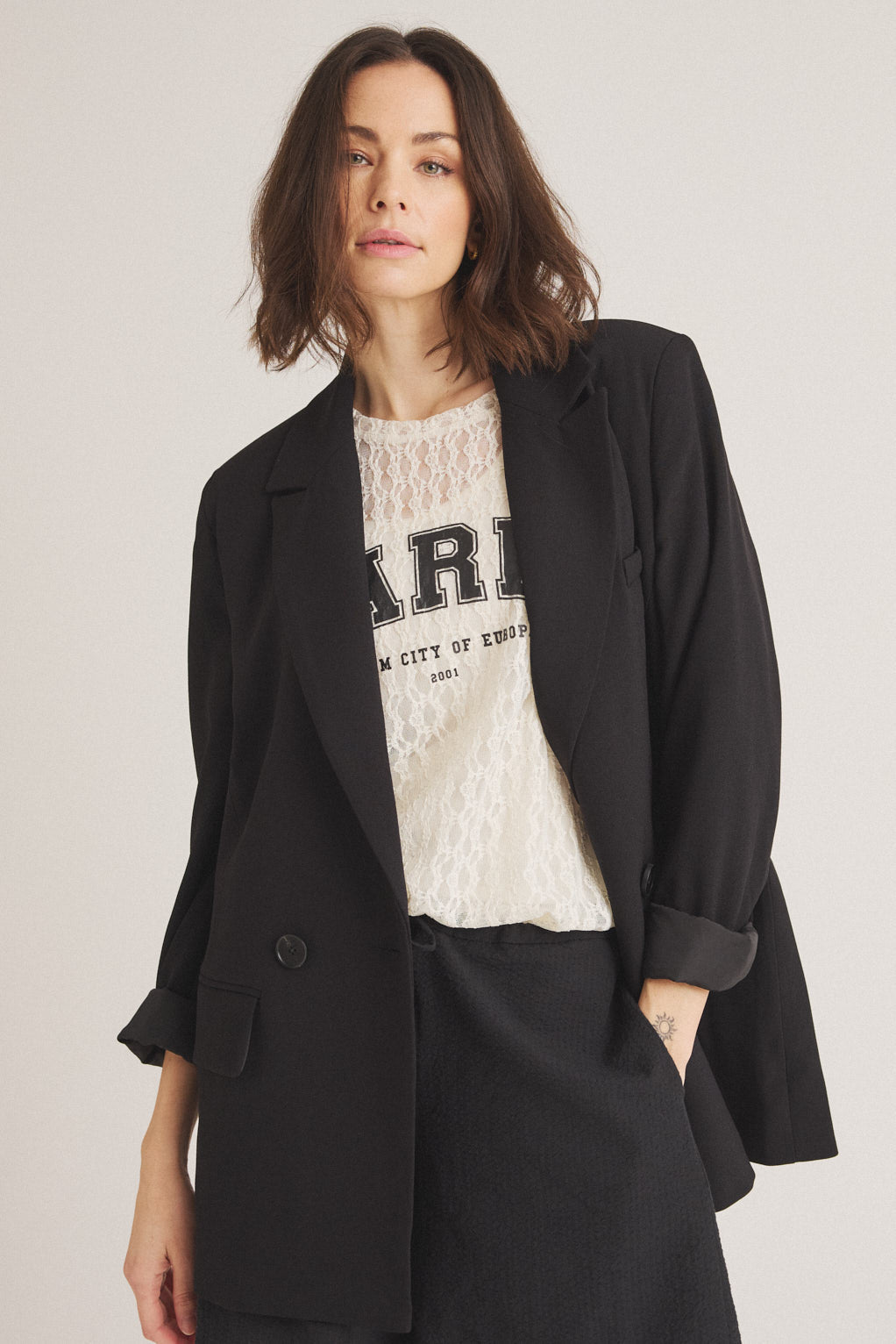 LUXZUZ // ONE TWO Boeline Jacket Jacket 999 Black
