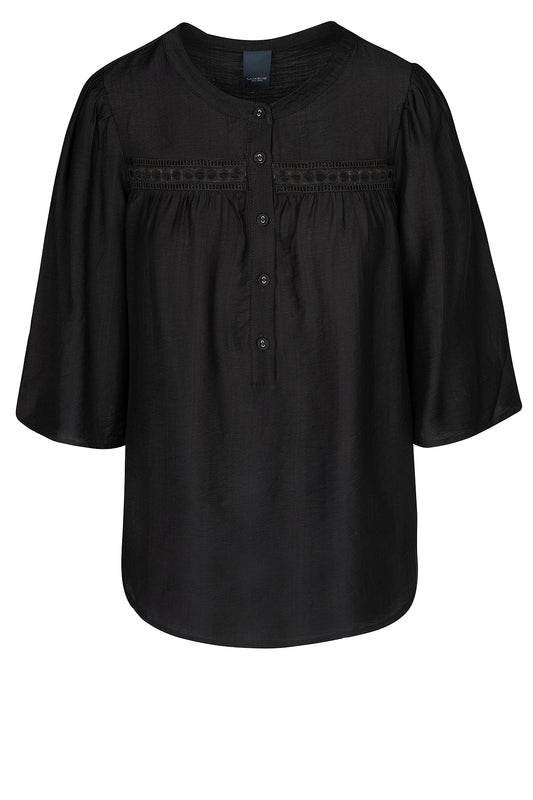 LUXZUZ // ONE TWO Carolanti Blouse Blouse 999 Black