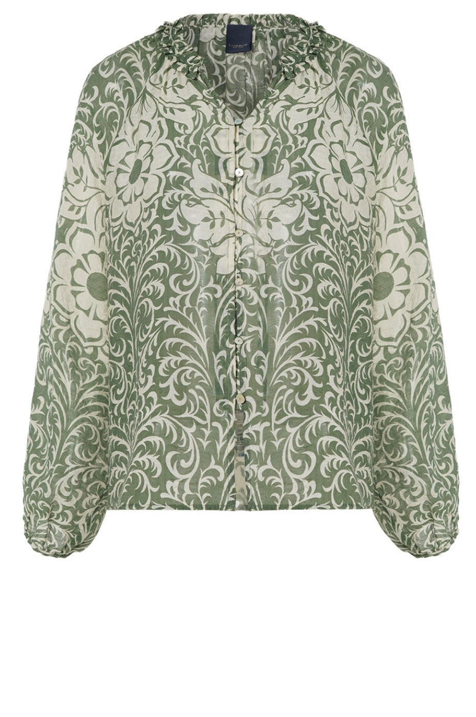 LUXZUZ // ONE TWO Chalina Shirt Shirt 631 Bronze Green