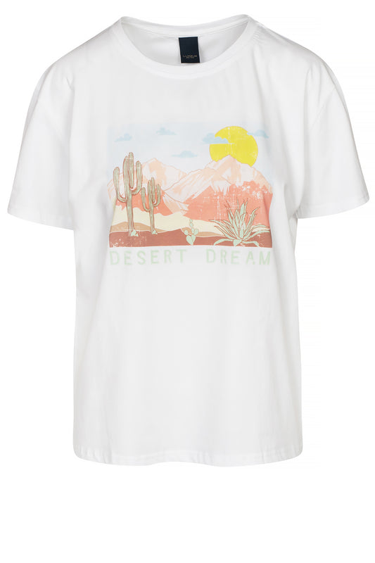 LUXZUZ // ONE TWO Desert Dream T-shirt T-Shirt 901 White