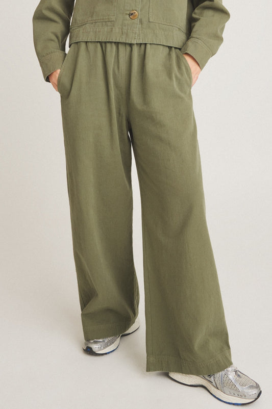 LUXZUZ // ONE TWO Eitwi Pant Pant 637 Dusty Olive