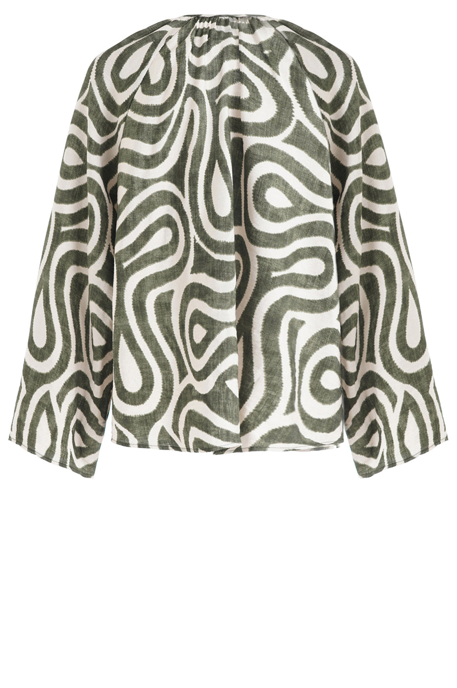 LUXZUZ // ONE TWO Eivoa Blouse Blouse 631 Bronze Green