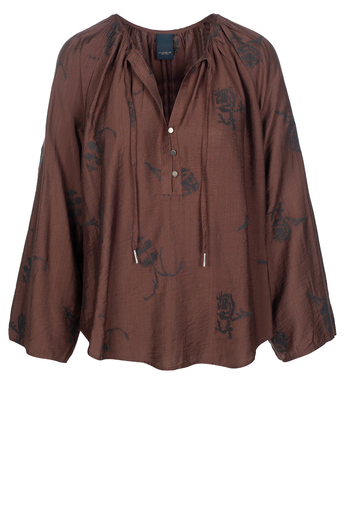 LUXZUZ // ONE TWO Eivoa Blouse Blouse 718 Suitcase Brown