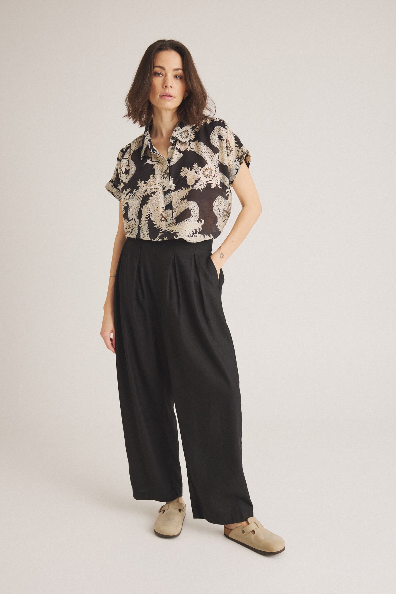 LUXZUZ // ONE TWO Jardine Blouse Blouse 999 Black