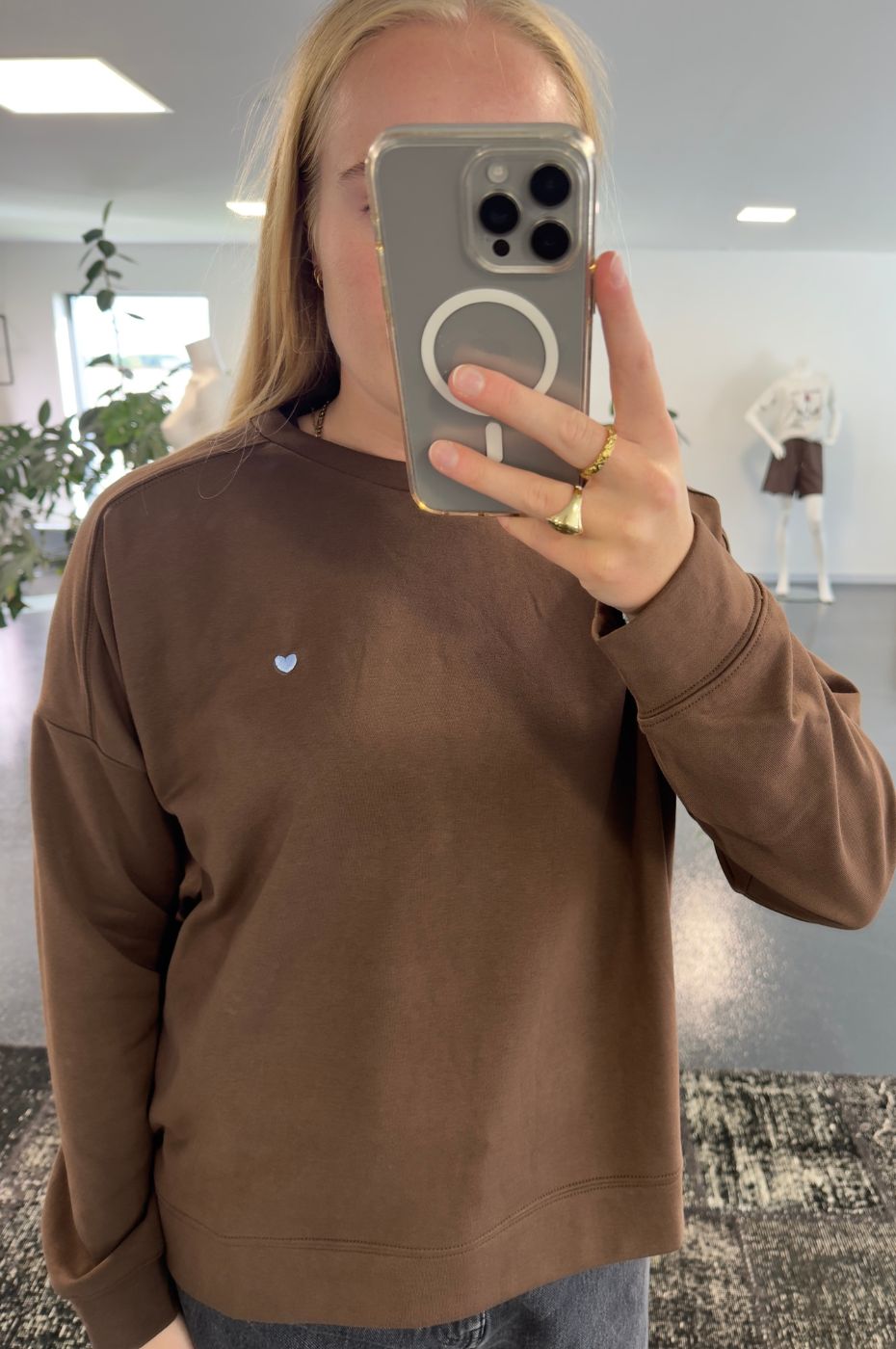 LUXZUZ // ONE TWO Jeanie Sweat Sweat 798 Cocoa Brown