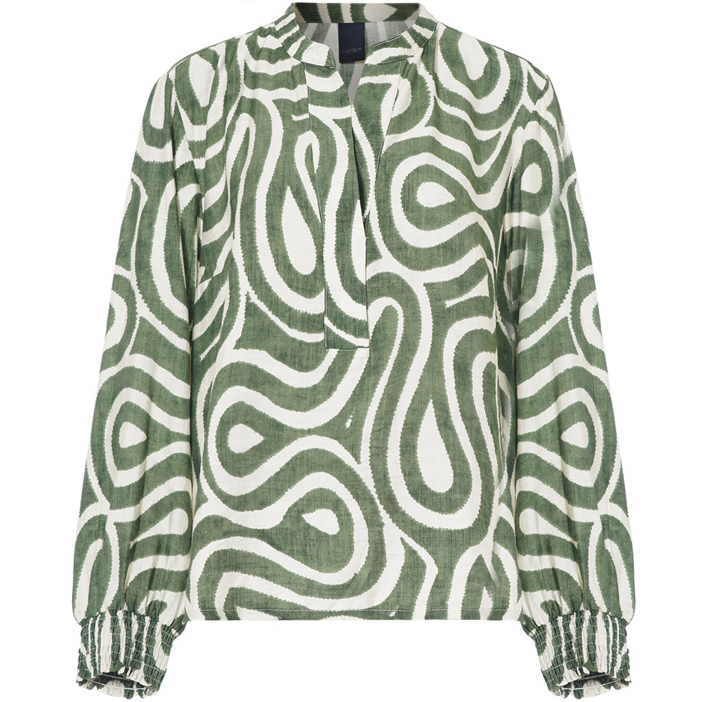 LUXZUZ // ONE TWO Jozi Blouse Blouse 631 Bronze Green