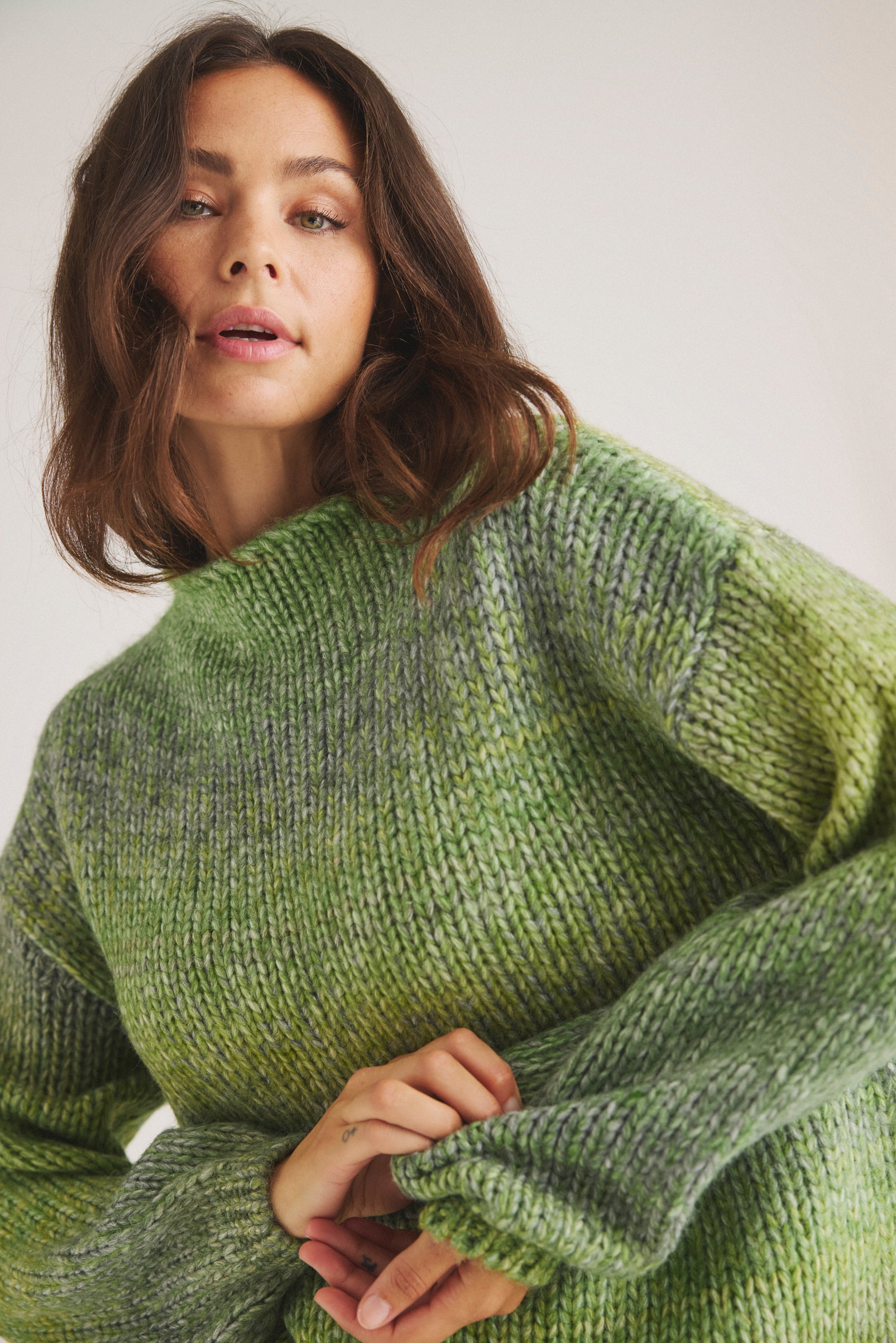LUXZUZ // ONE TWO Kiki Knit Knit 686 Bright green