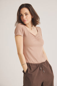 Klaudine T-shirt - Ginger Snap