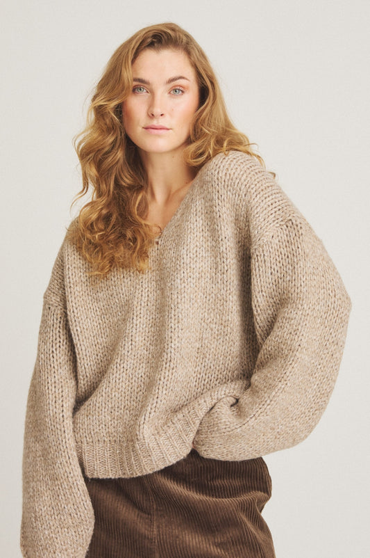 LUXZUZ // ONE TWO Lotti Knit Knit 759 Light Taupe