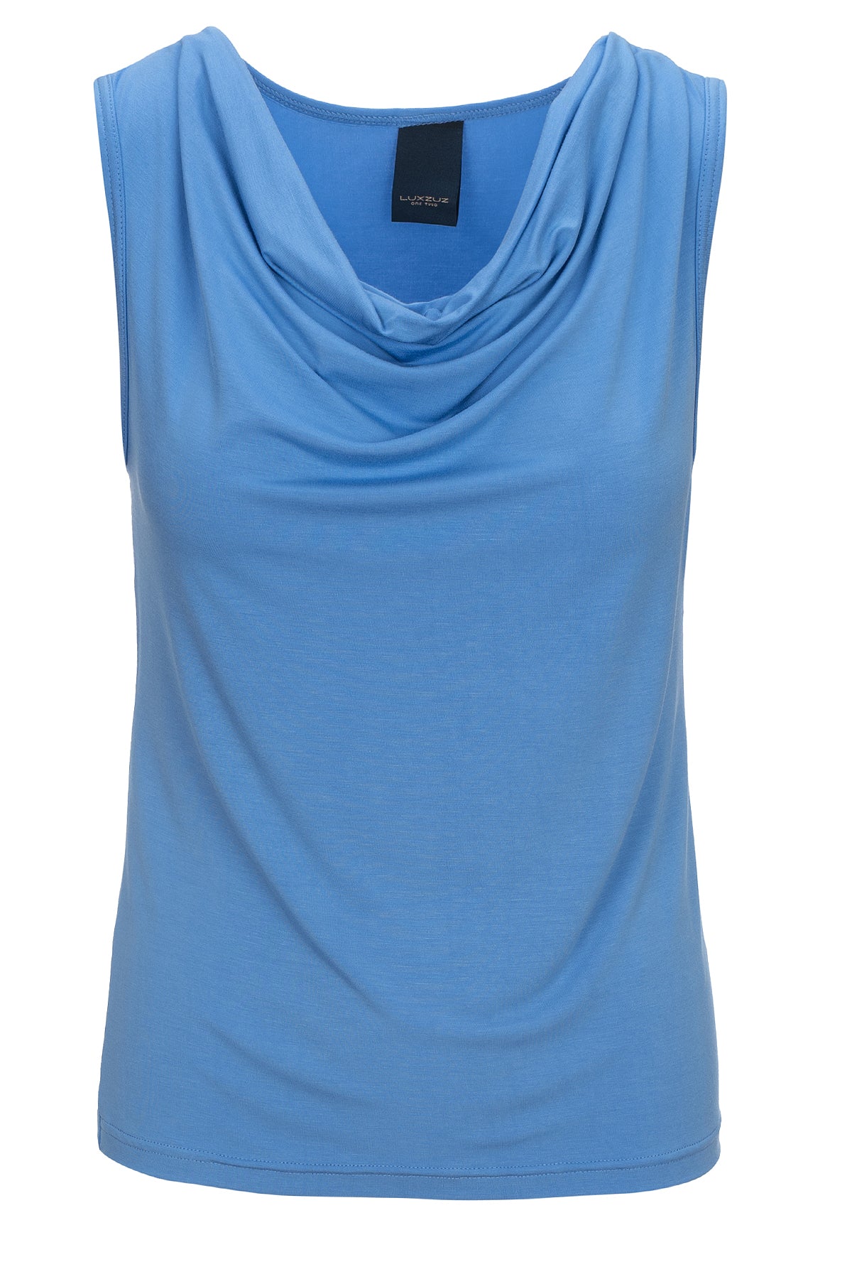LUXZUZ // ONE TWO Pian Bamboo Top 514 Cashmere Blue