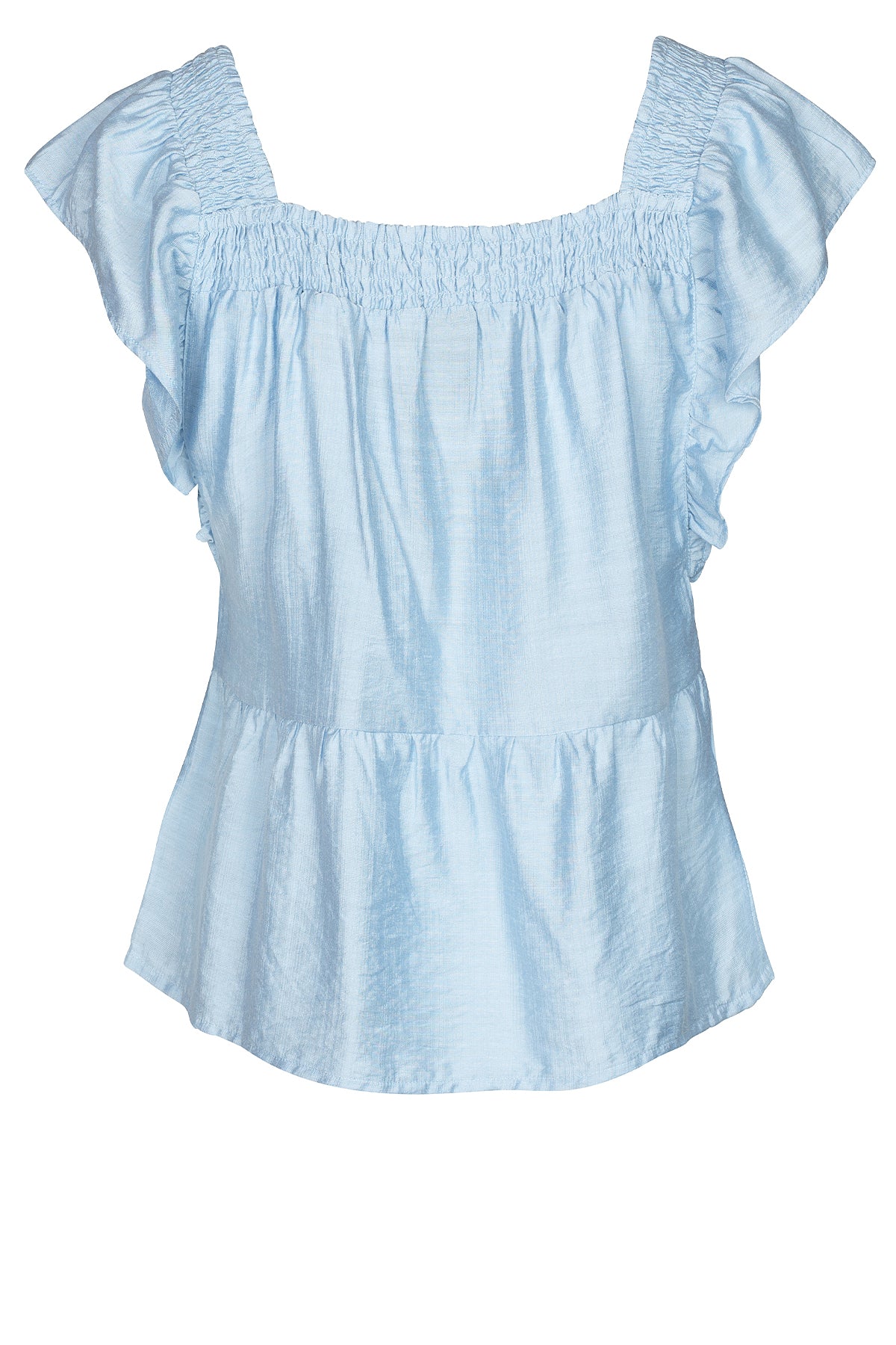 LUXZUZ // ONE TWO Rufusine Blouse Blouse 510 Chambray Blue