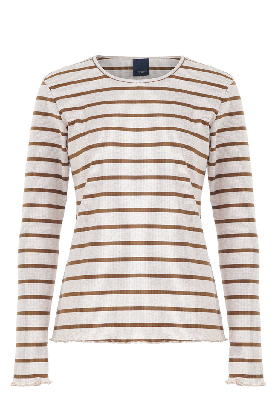 LUXZUZ // ONE TWO Sigba T-shirt T-Shirt 759 Light Taupe