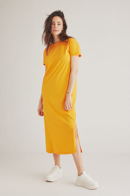 LUXZUZ // ONE TWO Aima Dress Dress 202 Flame Orange