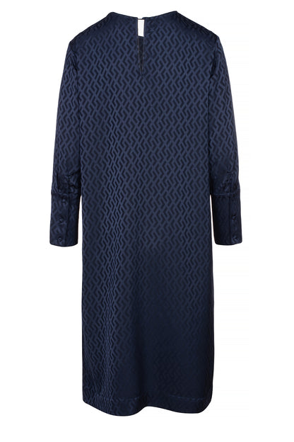 LUXZUZ // ONE TWO Albinano Dress Dress 575 Navy Blue
