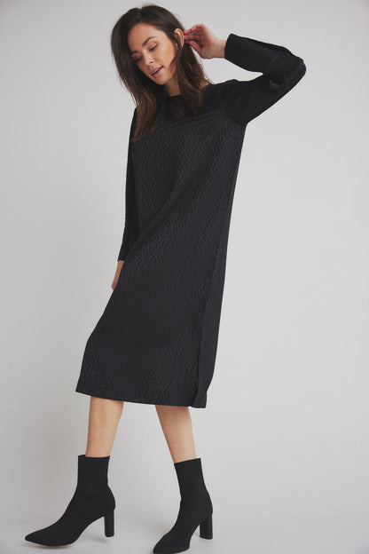 LUXZUZ // ONE TWO Albinano Dress Dress 999 Black
