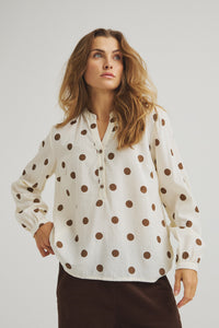 Ansiga Blus - Chokladbit