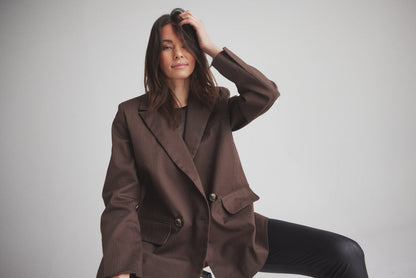LUXZUZ // ONE TWO Boeline Jacket Jacket 699 Major Brown