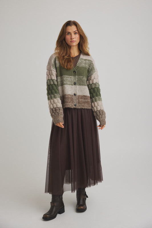 LUXZUZ // ONE TWO Calina Knit Knit 637 Dusty Olive