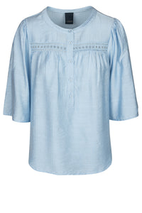 Carolanti Blus - Chambray Blå