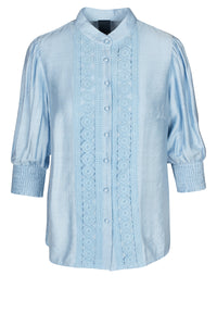 Cecillia Skjorta - Chambray Blå