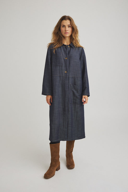 LUXZUZ // ONE TWO Eleta Dress Dress 579 Denim like