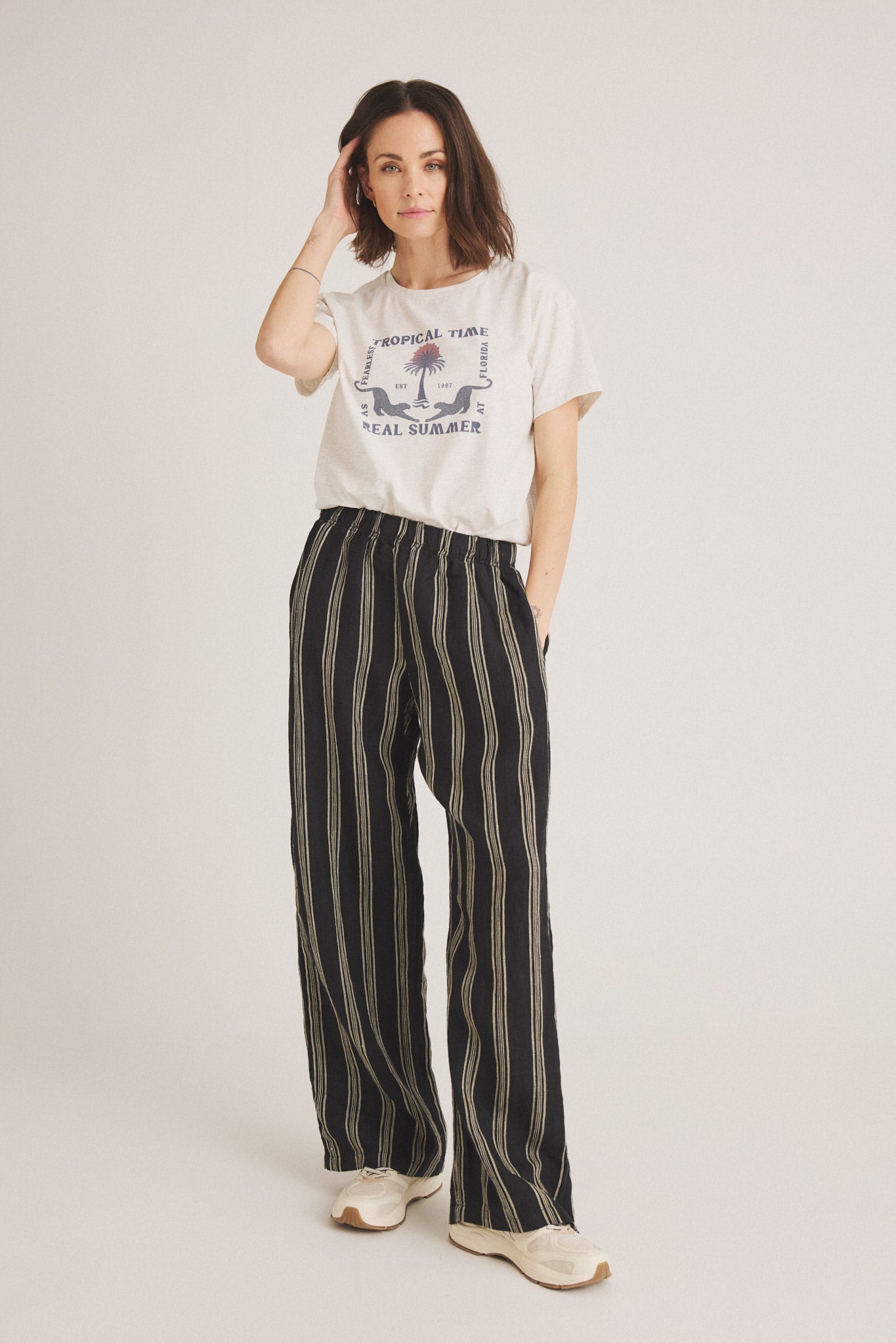 LUXZUZ // ONE TWO Elizeba Pant Pant 999 Black