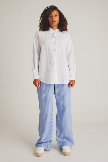 LUXZUZ // ONE TWO Gertantu Shirt Shirt 901 White