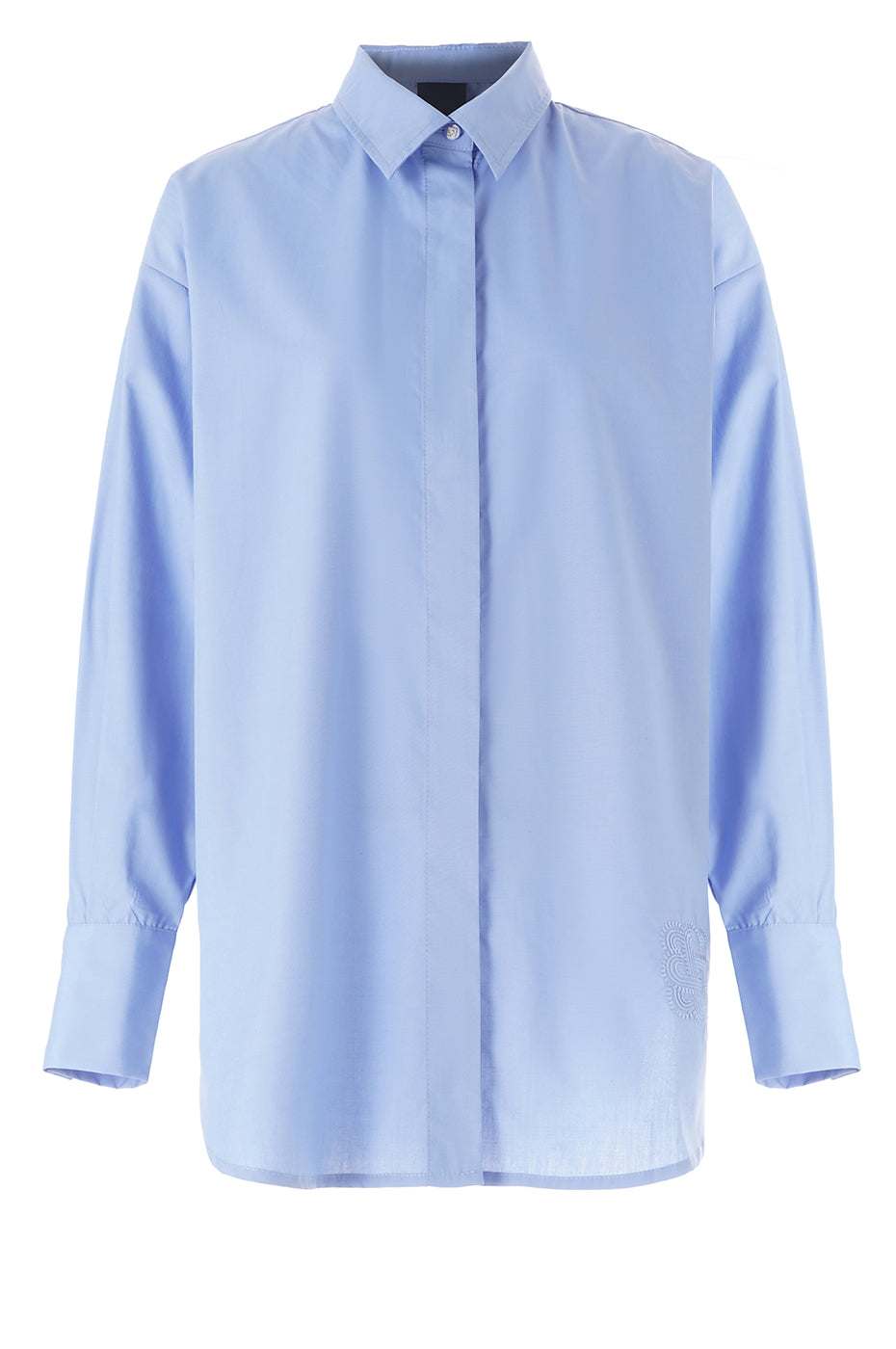 LUXZUZ // ONE TWO Gertanturo Shirt Shirt 539 Bell Air Blue