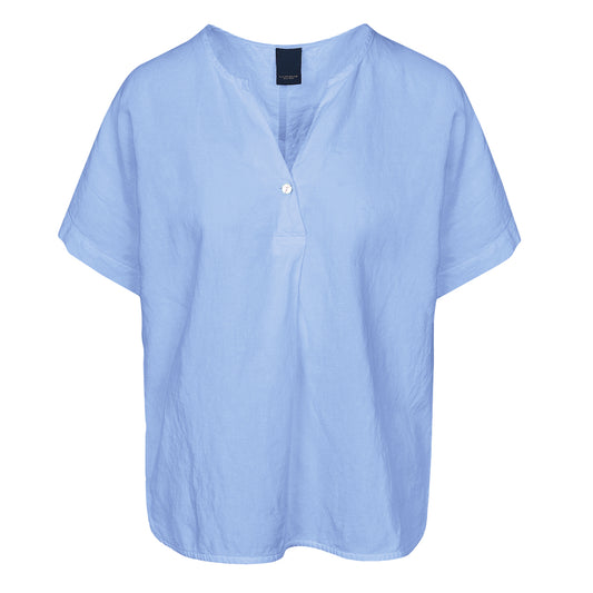 LUXZUZ // ONE TWO Helily Blouse Blouse 510 Chambray Blue
