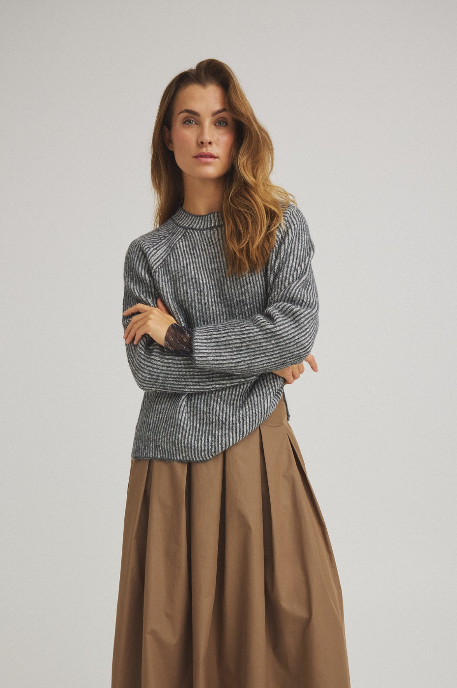 LUXZUZ // ONE TWO Janine Knit Knit 833 Asphalt