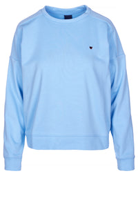 Jeanie Sweat - Isblå