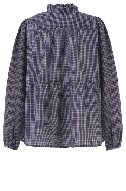 LUXZUZ // ONE TWO Josine Blouse Blouse 577 Night Blue