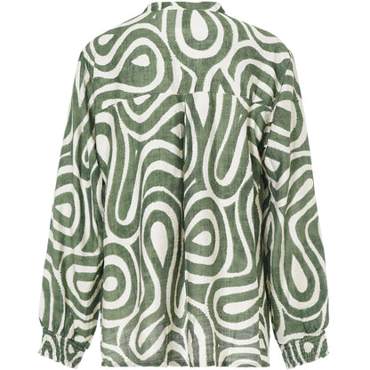 LUXZUZ // ONE TWO Jozi Blouse Blouse 631 Bronze Green