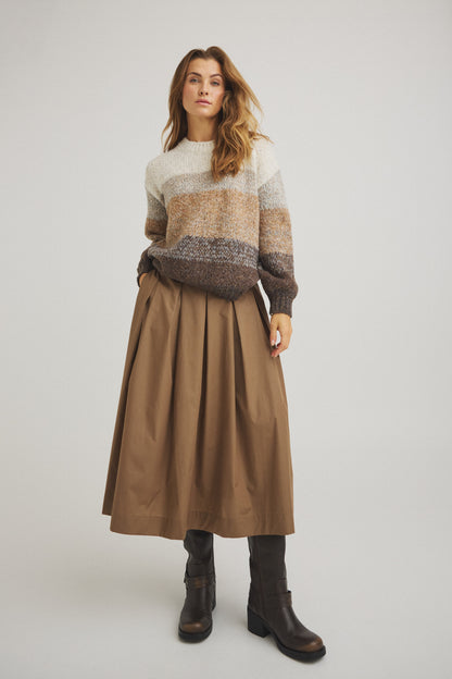 LUXZUZ // ONE TWO Juliane Knit Knit 779 Brown Sugar