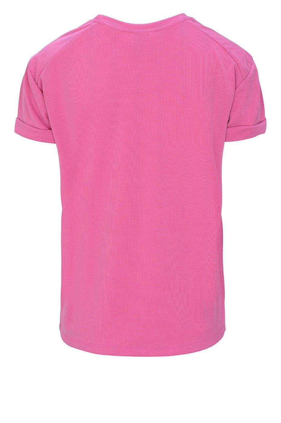 LUXZUZ // ONE TWO Karin T-Shirt 389 Vintage Fuxia