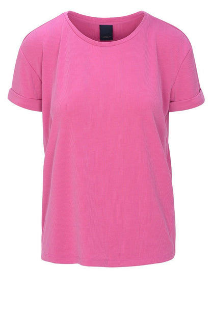 LUXZUZ // ONE TWO Karin T-Shirt 389 Vintage Fuxia