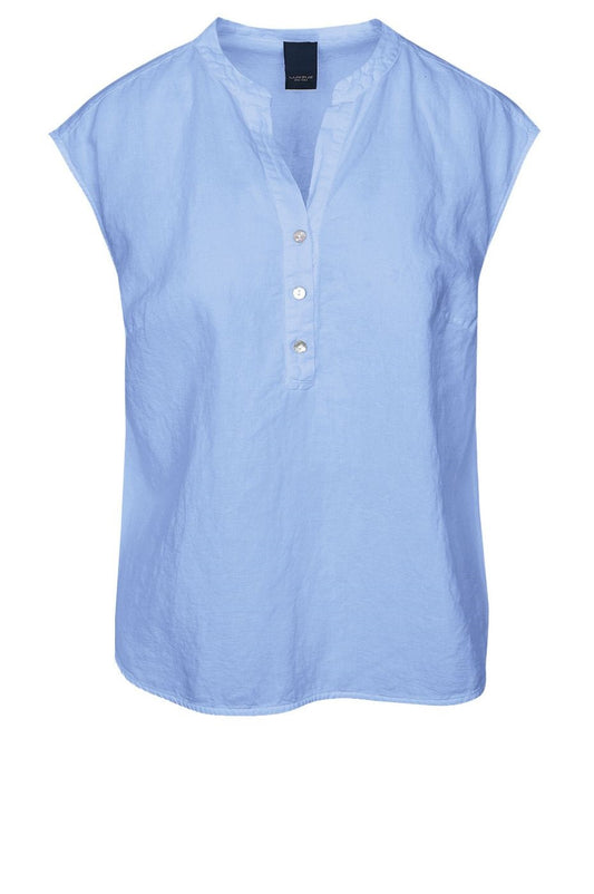 LUXZUZ // ONE TWO Kikantia Top Top 510 Chambray Blue