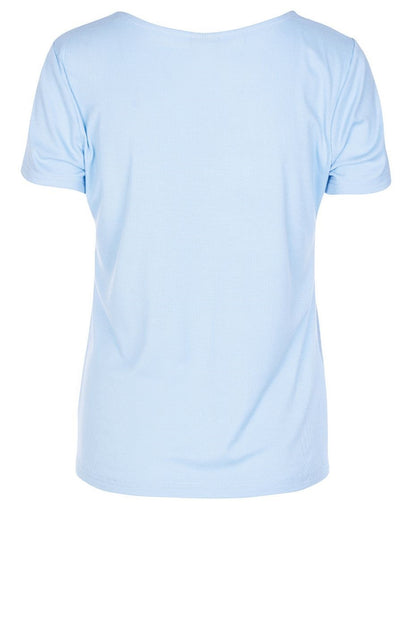 LUXZUZ // ONE TWO Klaudine T-shirt T-Shirt 506 Blue Bell