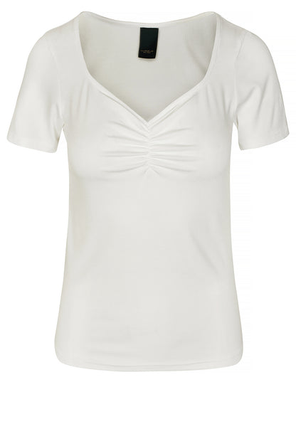 LUXZUZ // ONE TWO Klaudine T-shirt T-Shirt 737 Cream