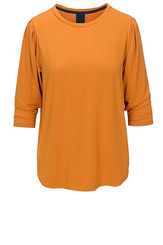 LUXZUZ // ONE TWO Lailong Bamboo T-Shirt 236 Sudan Brown