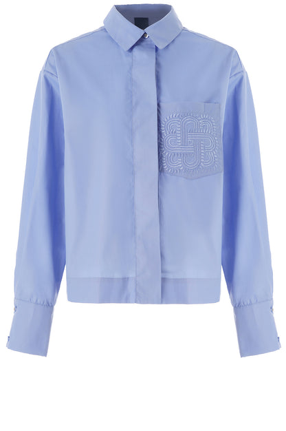 LUXZUZ // ONE TWO Makiero Shirt Shirt 539 Bell Air Blue