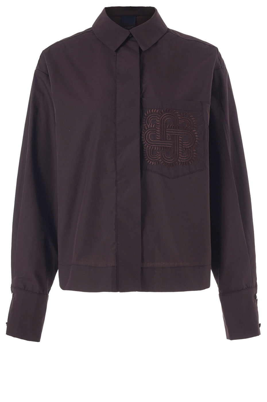 LUXZUZ // ONE TWO Makiero Shirt Shirt 793 Chocolate Plum