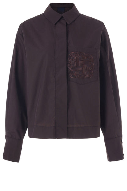 LUXZUZ // ONE TWO Makiero Shirt Shirt 793 Chocolate Plum
