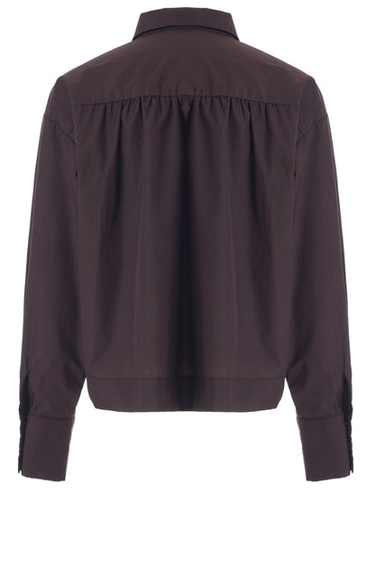 LUXZUZ // ONE TWO Makiero Shirt Shirt 793 Chocolate Plum