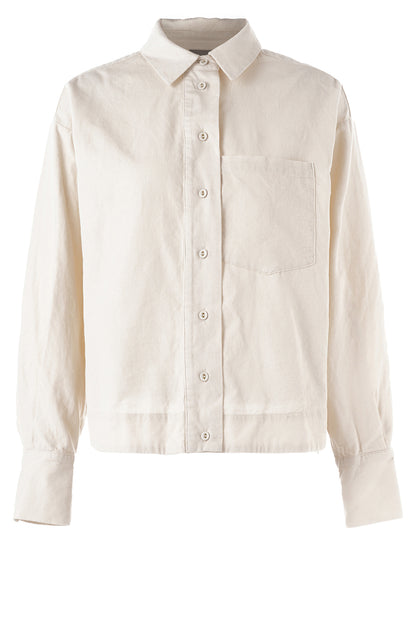 LUXZUZ // ONE TWO Makierota Shirt Shirt 741 Ecru