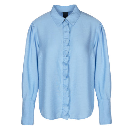 LUXZUZ // ONE TWO Makito Shirt Shirt 514 Cashmere Blue