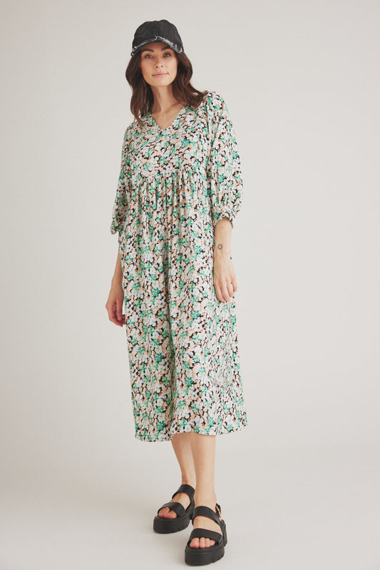 LUXZUZ // ONE TWO Margueri Dress Dress 609 Jade Green