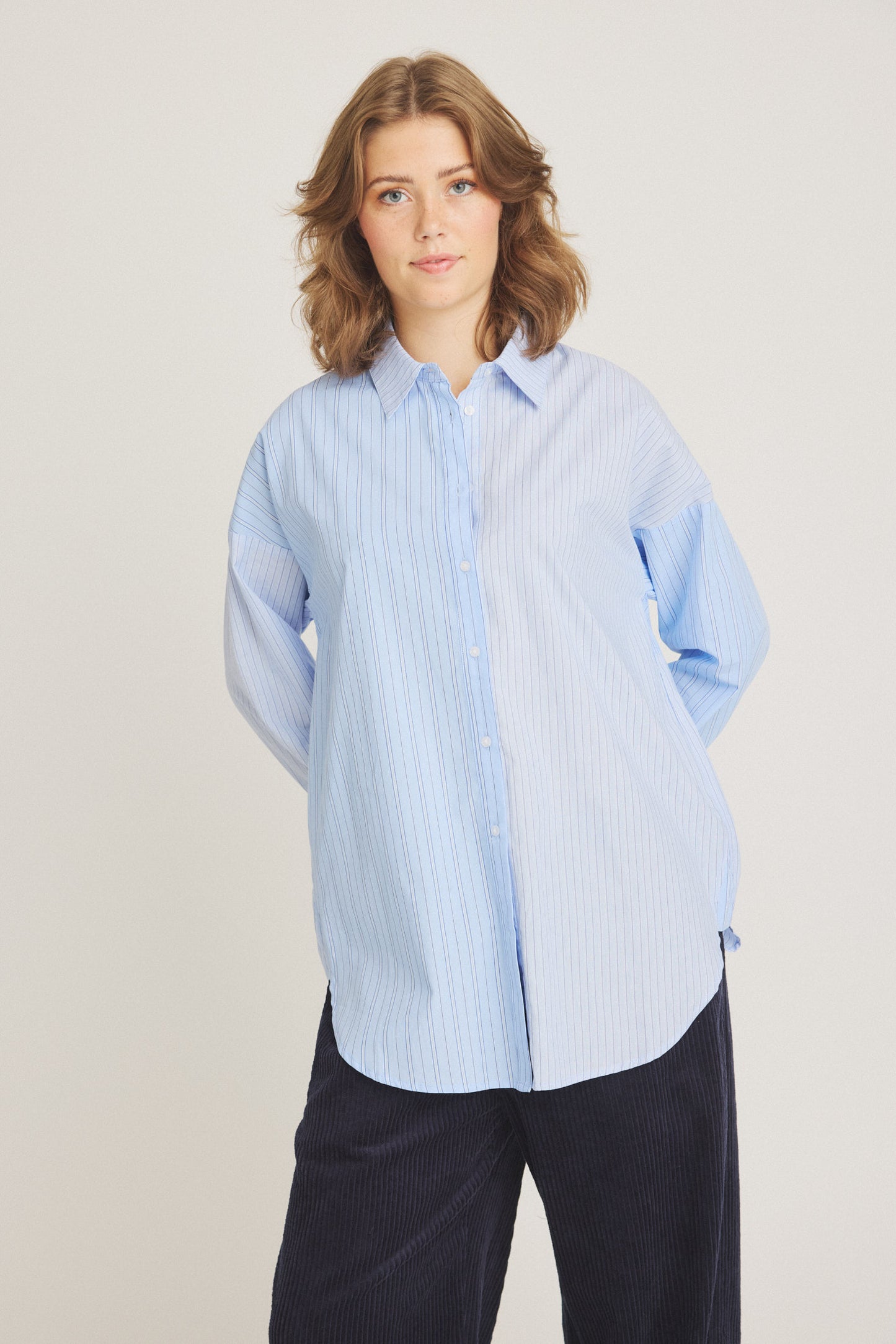 LUXZUZ // ONE TWO Mixie Shirt Shirt 539 Bell Air Blue